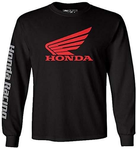 Factory effex honda long sleeve t-shirt - black, medium