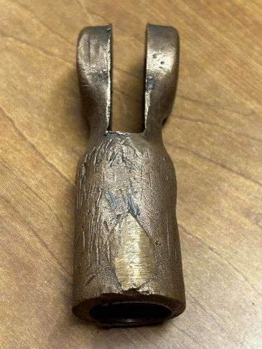 Rudder clevis 3-1/2&#034; l 1-1/8&#034; w  3/4&#034; threaded chris craft antique vintage