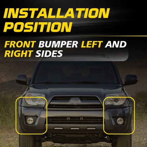 Bumper bracket fit for toyota 2006-2009 4runner set of 2 front left &amp; right side