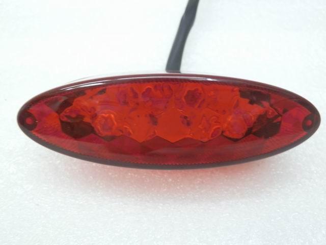 Red motorcycle led atv brake tail stop light for honda yamaha kawasaki suzuki