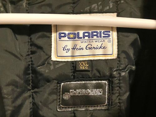 Polaris snowmobile suit mens jacket xxl bibs xxl leather hein gericke