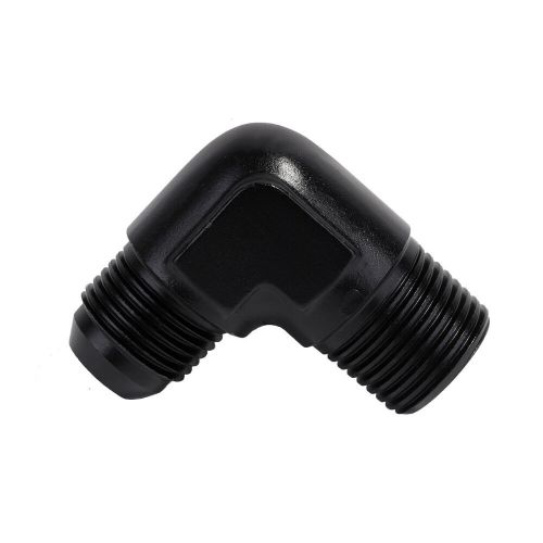 Lencool racing 8an male to 1/4 inch npt male 90 degree fitting adapter aluminum