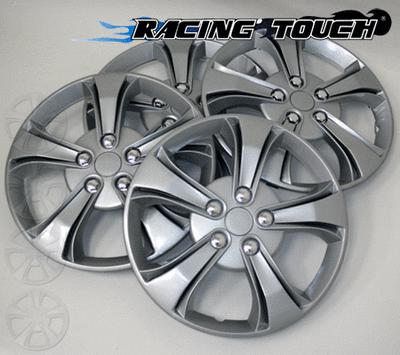 #616 replacement 15" inches metallic silver hubcaps 4pcs set hub cap wheel cover
