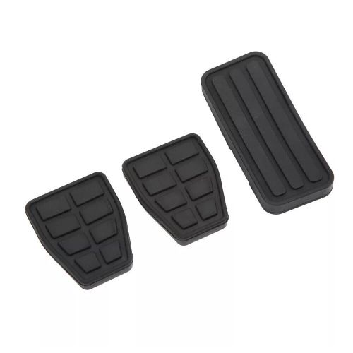 3pcs pedal pads black fit for t4 1990–2003 easy to install high quality durable