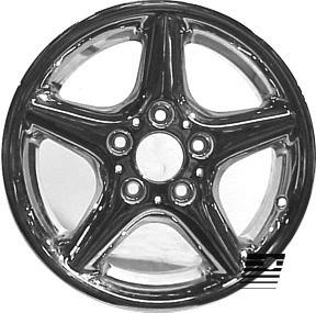 Refinished bmw z3 1998-2001 16 inch wheel, rim oem