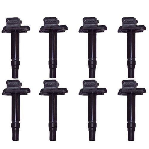 Ignition coil - set of 8 - vw audi - 1.8l 4cyl 4.2l v8 - 06b905115e - new