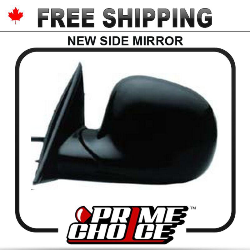 New electric power heated black passenger side view mirror right door exterior