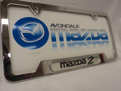 Mazda 2 2011 new oem license plate frame