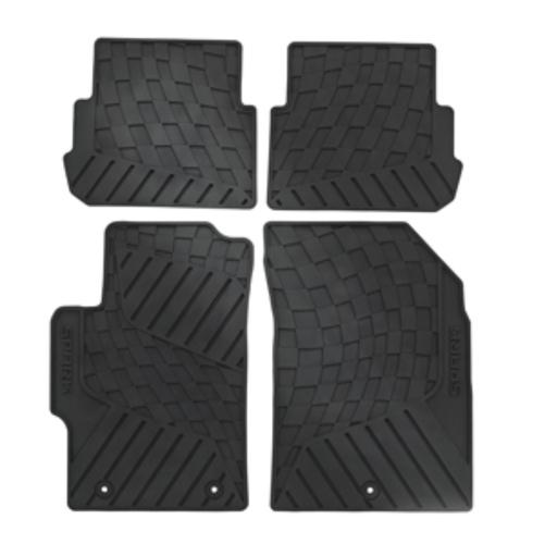 13-14 chevrolet spark premium all weather floor mats by gm black oem 95259816