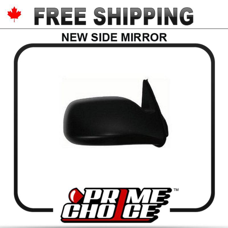 New power non heated passengers side view door mirror