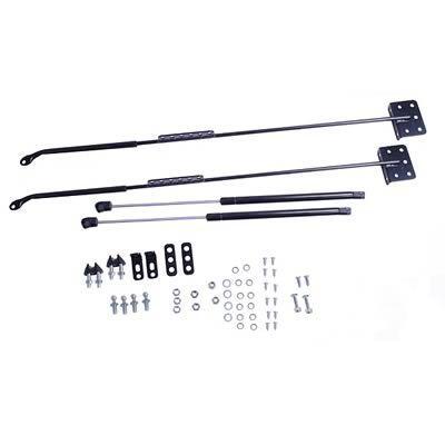 Rugged ridge 1125250 support struts hood jeep cj5 cj6 cj7 wrangler kit