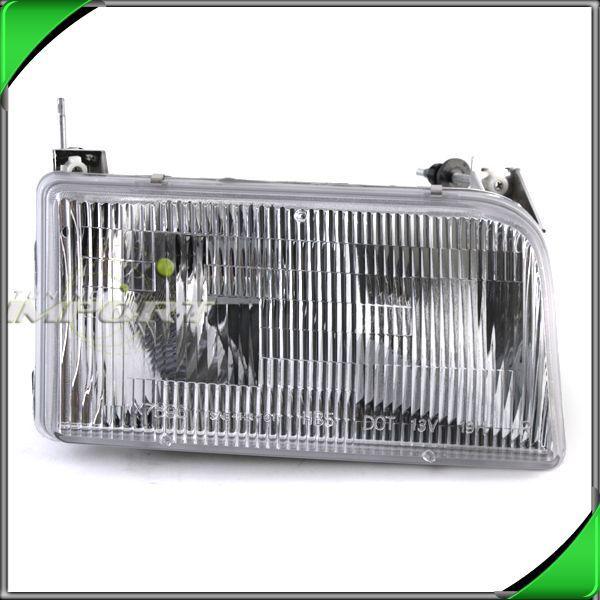 92-96 ford bronco 94-96 f150 94-98 f250 right passenger head light lamp housing