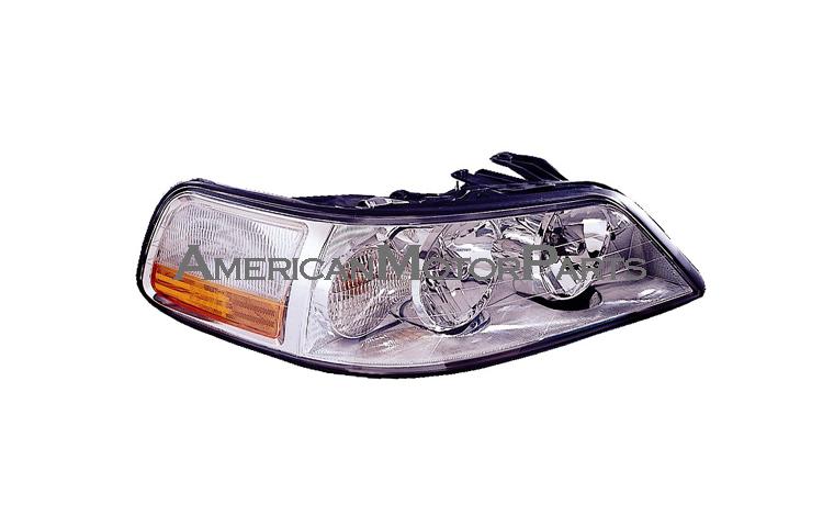 Right passenger side replacement headlight w/o hid type 03-06 lincoln town car