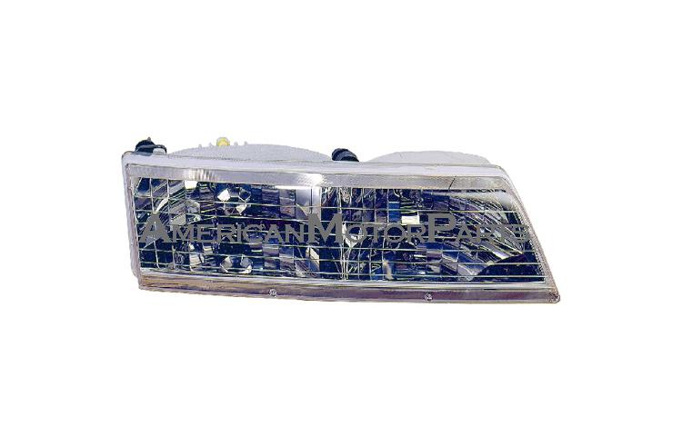 Passenger side replacement headlight 95-97 mercury grand marquis - f5my13008a