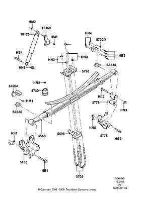 7c3z5560db spring 08 09 10 f250sd