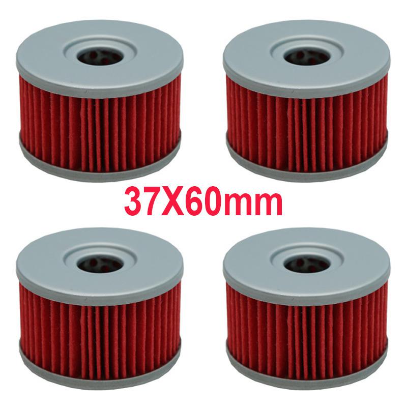 4 pcs motorcycle oil filter for suzuki dr500 dr600 dr650s dr650se dr750 katana