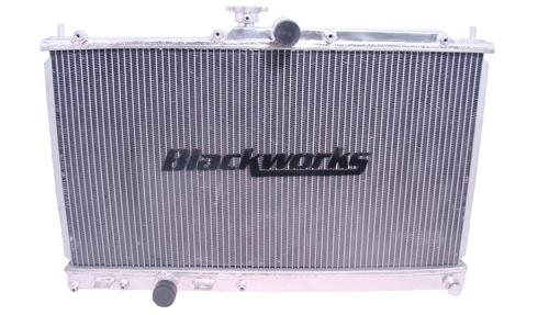 Blackworks racing bwr mitsubishi evo 7,8 performance aluminum radiator