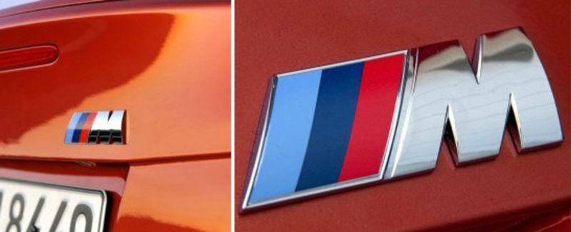 For bmw m power 3d rear side decal badge emblem sticker metal alloy good quality