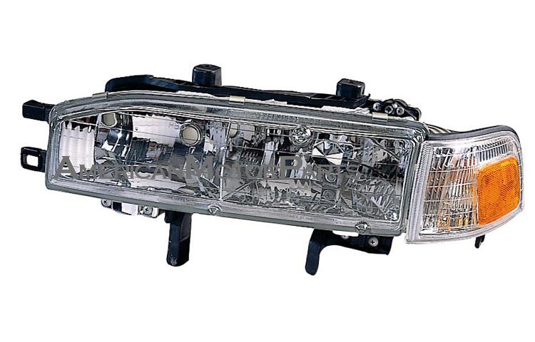 Eagleeye pair replacement headlight w/ corner lamp 90-91 honda accord 2dr & 4dr