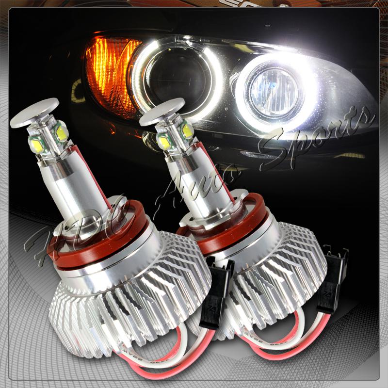 32w watt h8 led error free angel eyes halo light bulbs bmw e92 e93 e82 e90 x5 x6