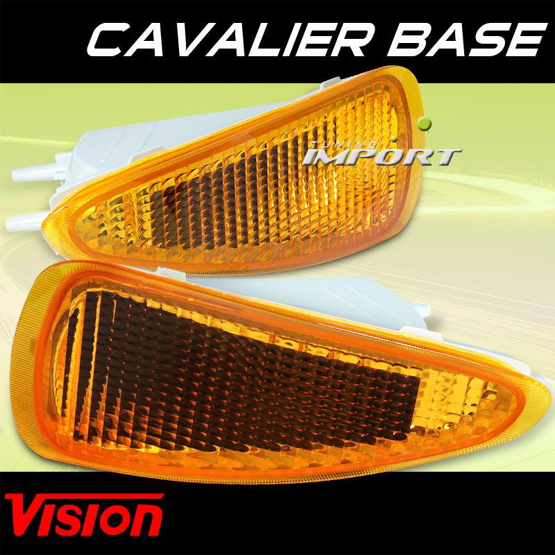 Chevy 95-99 cavalier 2/4 dr vision pair left+right side marker signal lights new