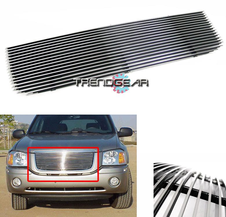 01-09 gmc envoy front upper billet grille 02 03 04 05 06 07 08 denali sle slt xl