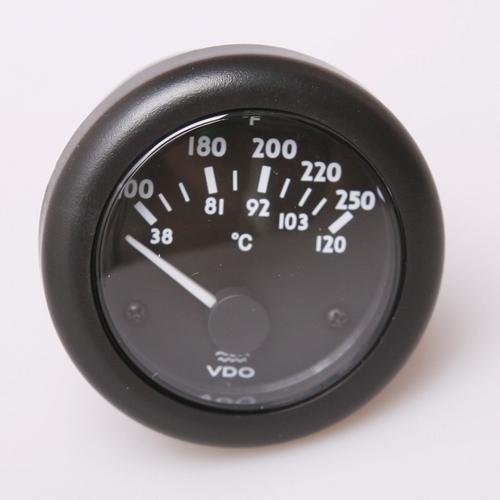 12v round water temp temperature 100-250f indicator gauge 2"/52mm