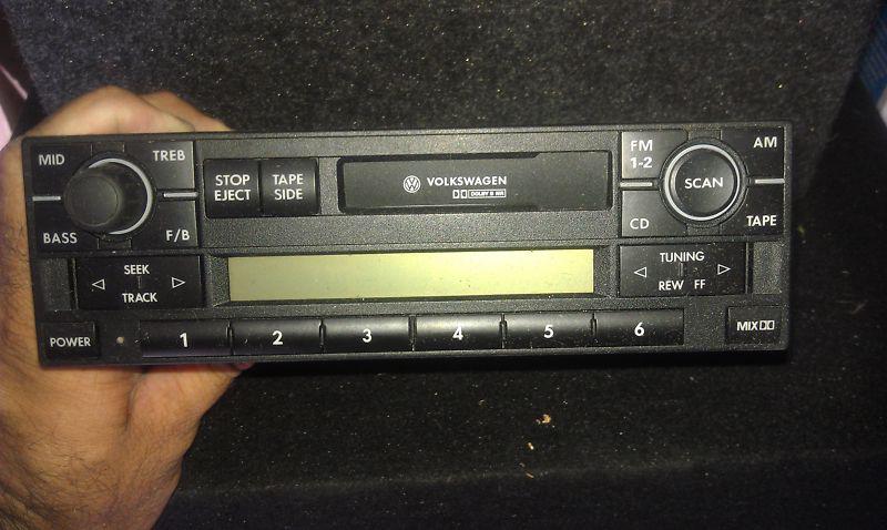 Vw factory am fm cassette / cd changer controller *** free shipping ***