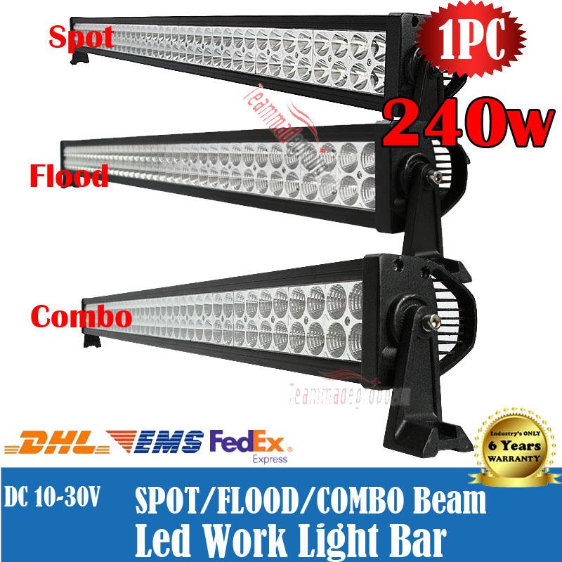 24inch 240w led work light driving bar spot for jeep offroad truck 4wd boat car