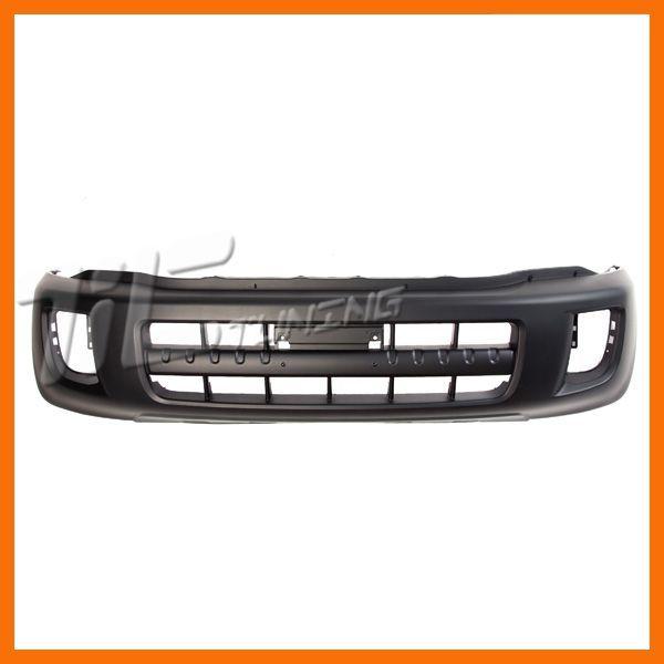 01-03 toyota rav4 front bumper cover new to1000221 primered plastic w/mldg holes