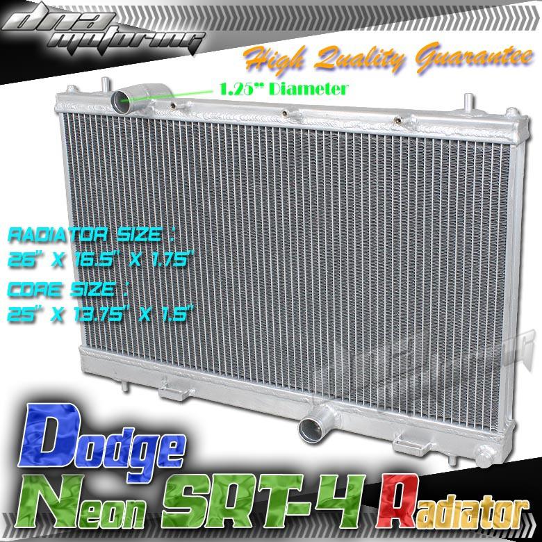 Dual core dodge neon srt-4 full aluminum radiator 2.4l