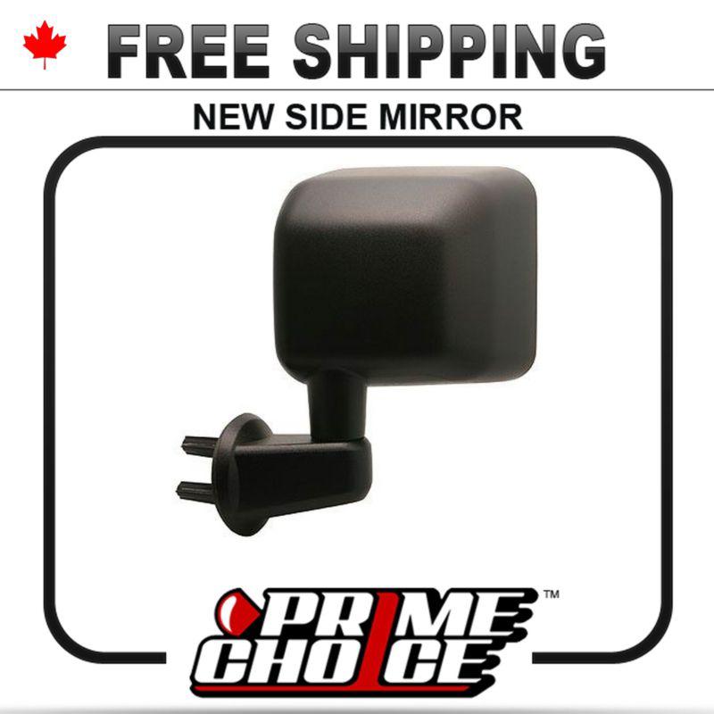 New manual driver side view mirror left door replacement 2007-2008 jeep wrangler