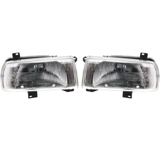 93-99 volkswagen vw jetta headlights headlamps pair set left lh & right rh