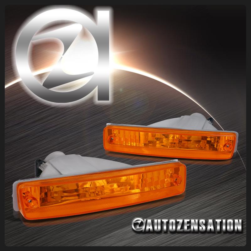 Depo 90-91 honda crx amber bumper lights parking turn signal lamp