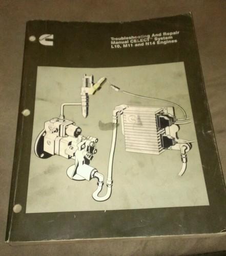 Cummins troubleshooting repair manual celect system l10, m11, n14 engines