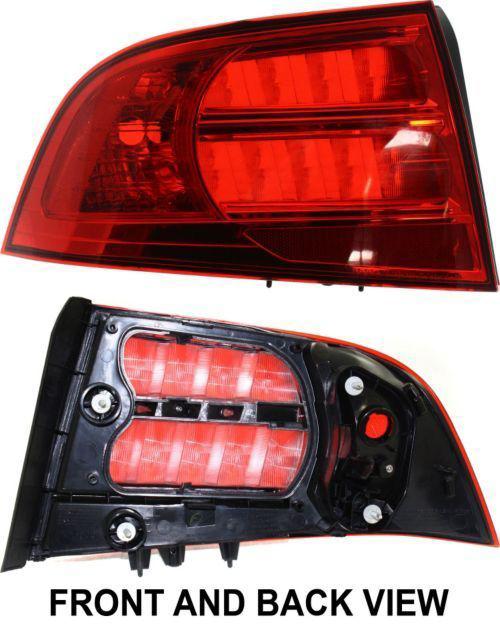 Tail light brake lamp rear lens & housing pair set driver & passenger sides