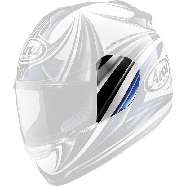 Arai shield cover set - dynamic blue