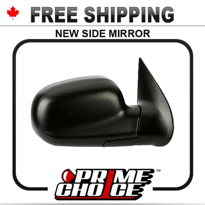 New manual passengers side view door mirror