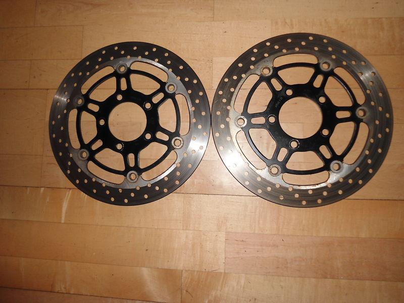 03 04 05 06 07 suzuki sv 650 sv650 front brake rotors oem right left rotor nice