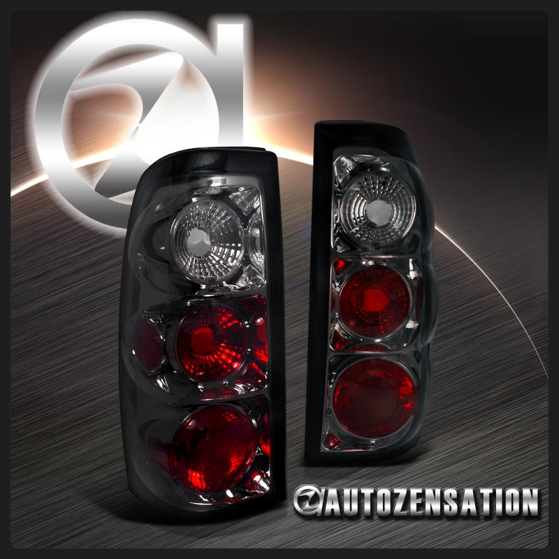 03-06 chevy silverado smoke altezza tail lights rear brake lamps