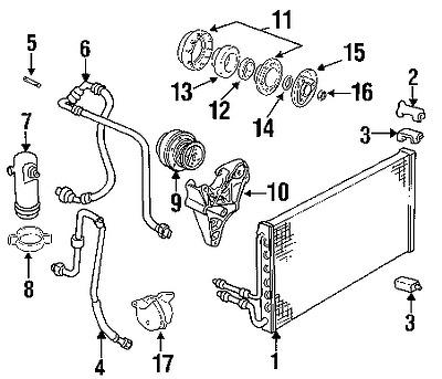 Chevrolet 3033879 genuine oem factory original orifice