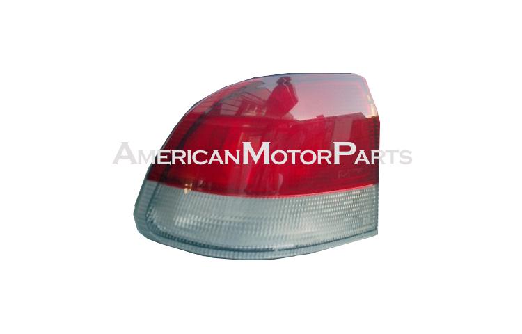 Driver side replacement outer clear/red tail light acura el 1.6l honda civic 4dr