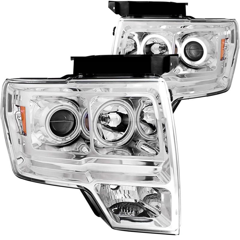 Anzo usa 111162 headlight assembly; projector w/halo 09-13 f-150 pickup