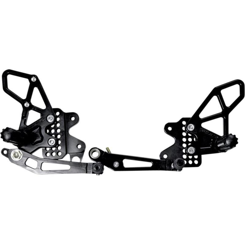 Vortex adjustable rear set - black  rs503k