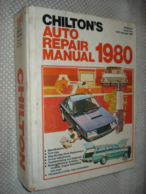 1973-1980 chiltons manual firebird vette mustang service 79 78 80 ford dodge gm