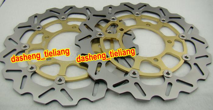 Front brake disc rotors for suzuki 2006 2007 gsxr 600 750 & 2005-2008 gsxr 1000