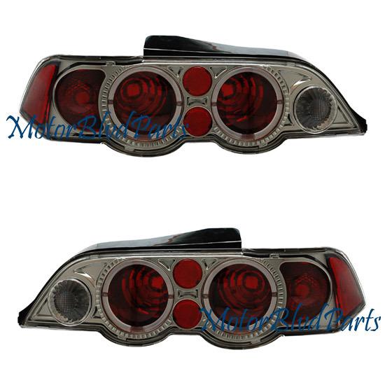 2002 2003 2004 acura rsx tail lights rear lamps gun mental driver+passenger set