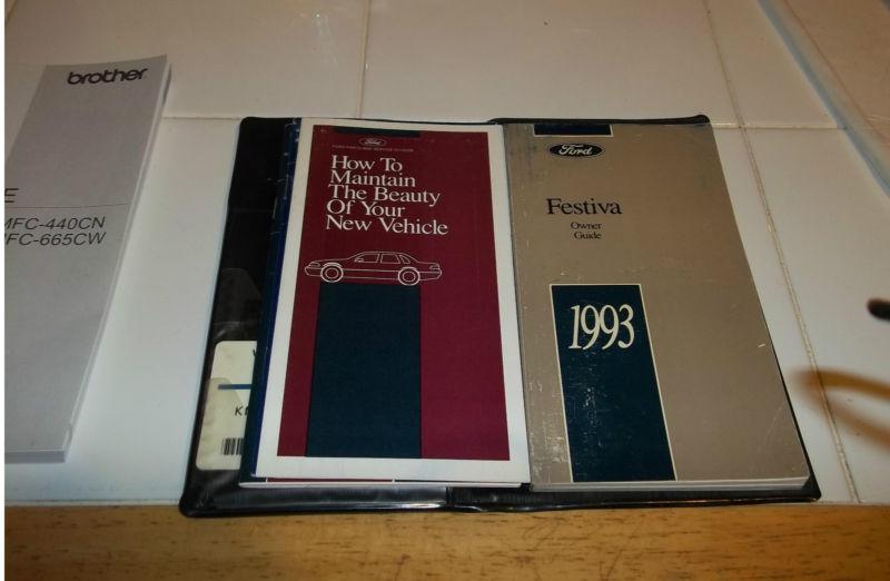 Ford festiva owners manual