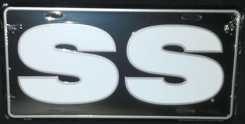 Chevrolet ss license plate  super sport muscle car 