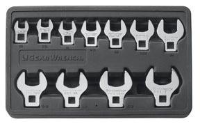 Gearwrench 81908 11 pc. sae crowfoot wrench set